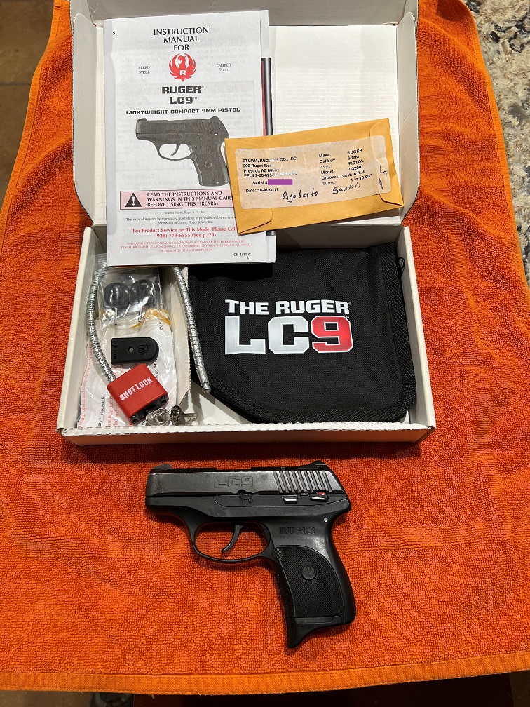 Ruger LC9, 9mm Carry Pistol located in Central California